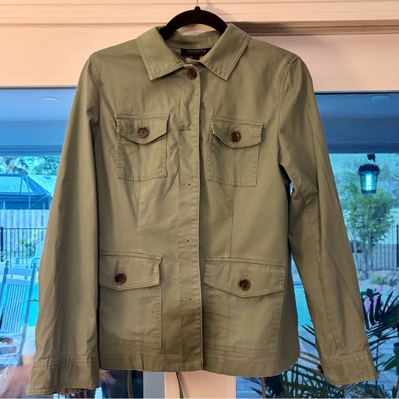 Talbots Women's Green Jacket size Medium - Picture 4 of 7